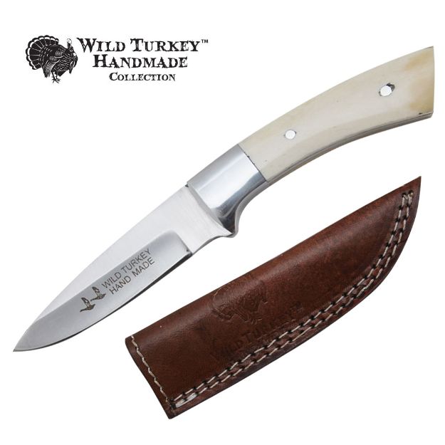 Wild Turkey Handmade Collection Fix Blade Skinner 7.5'' Overall