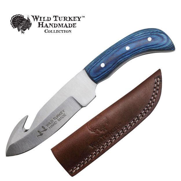 Wild Turkey Handmade Collection Fix Blade Skinner 7.25'' Overall