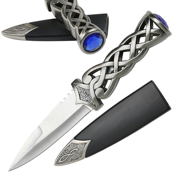 Snake Eye Tactical Scottish Dagger With Scabbard