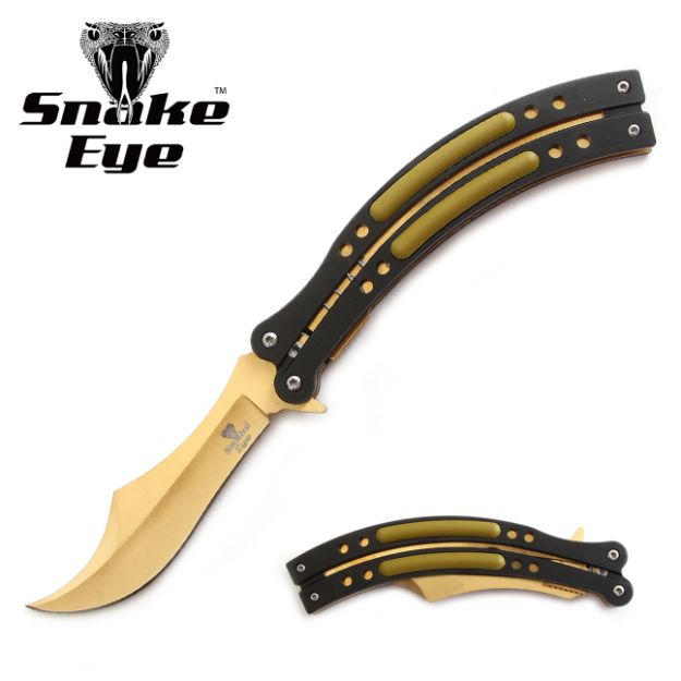 Snake Eye Tactical Spring Assist KNIFE 5.5'' Closed