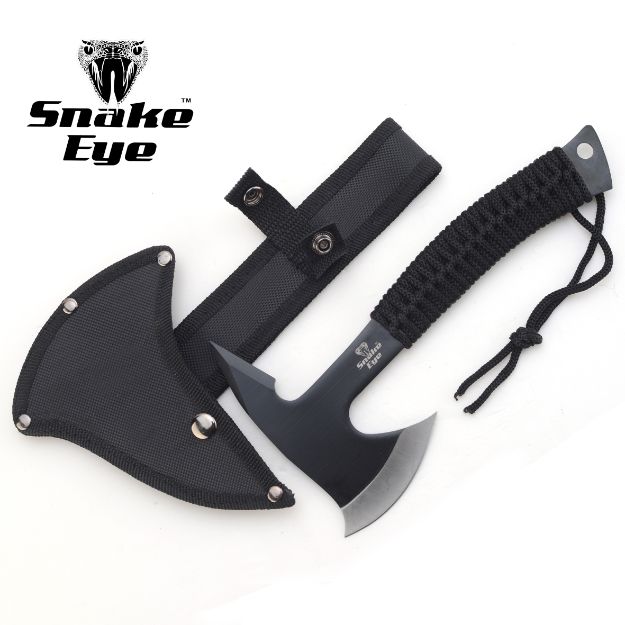 Snake Eye Tactical  Blk Ninja Throwing Axe Hatchet 8.75'' Overall