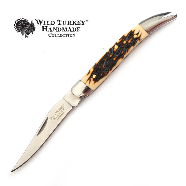Wild Turkey Collection Manual Folding KNIFE 3.5'' Close