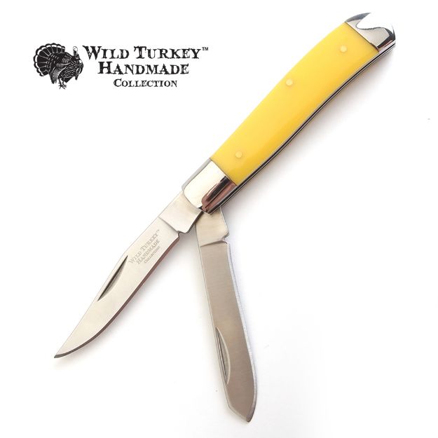 Wild Turkey Collection Trapper Manual Folding KNIFE 3.5'' Close