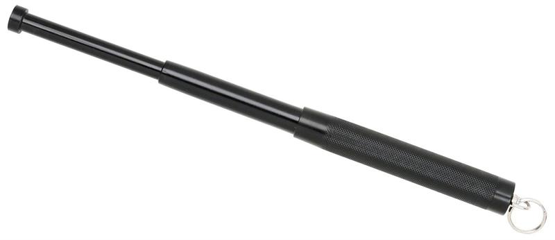 12'' Expandable Baton With Key RING Black Finish