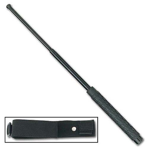 21 Inches Expandable Baton Rubber Grip With Nylon Sheath