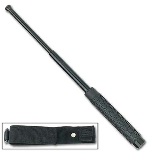 16 Inch Expandable Baton Rubber Grip Include Nylon Sheath