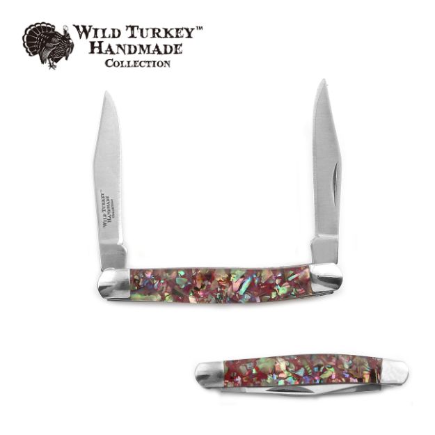 Wild Turkey Gentleman's 2 Blade Folding Knife 2.75'' Closed