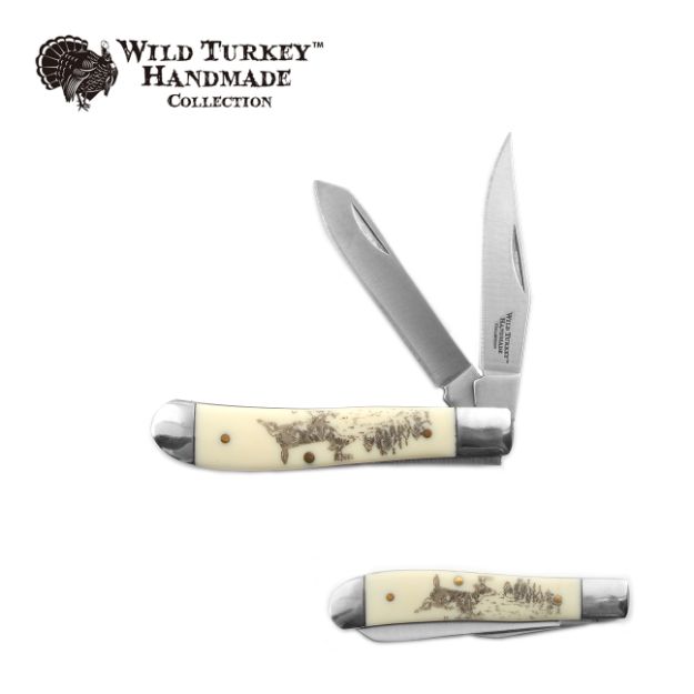 Wild Turkey Handmade Folder KNIFE Collection 4'' Closed