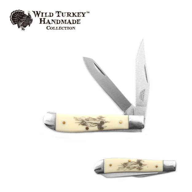 Wild Turkey Handmade Folder KNIFE Collection 4'' Closed