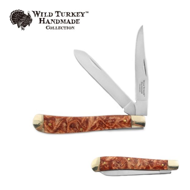 WILD TURKEY HANDMADE WT-954BR MANUAL FOLDING KNIFE