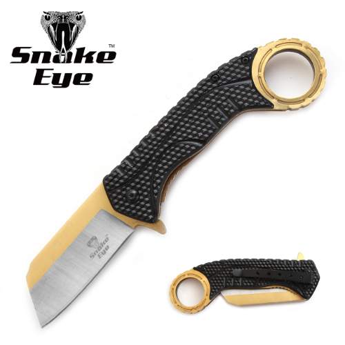 Snake Eye Tactical Spring Assist KNIFE 5'' Closed