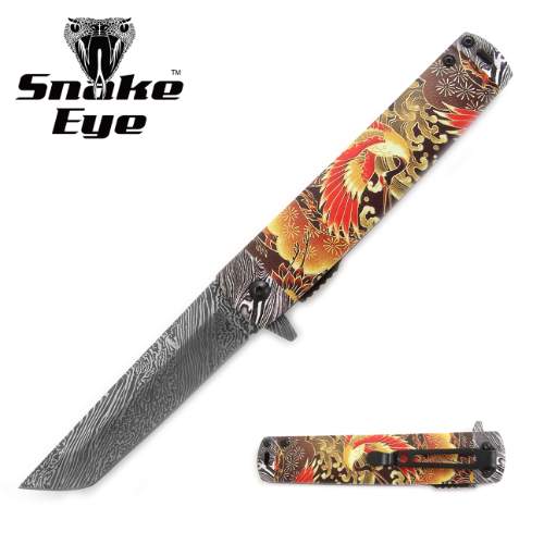 Snake Eye Tactical N0BU02-B Spring Assist KNIFE