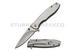 MIRROR Finished Aluminum Handle Action  Assist Gentleman's Knife