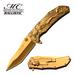 MASTER COLLECTION MC-A035GD SPRING ASSISTED KNIFE 4.75'' CLSD