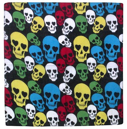 Skull Heart Eyes CANDY Bandana Wholesale