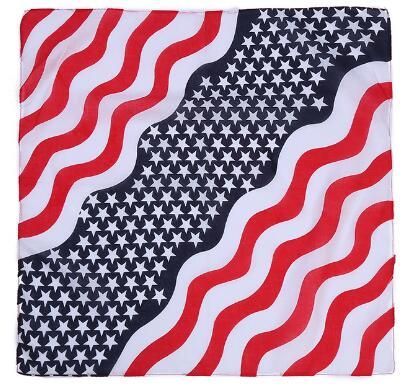 American Flag Wavy Stars and Stripes BANDANA