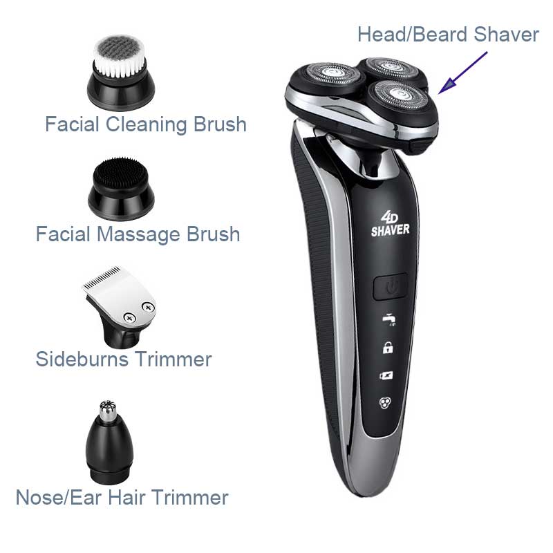 Electric Rotary Shaver for Men Rechargeable Shaver