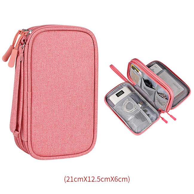 ELECTRONIC Organizer, Travel Cable Organizer Bag Pouch