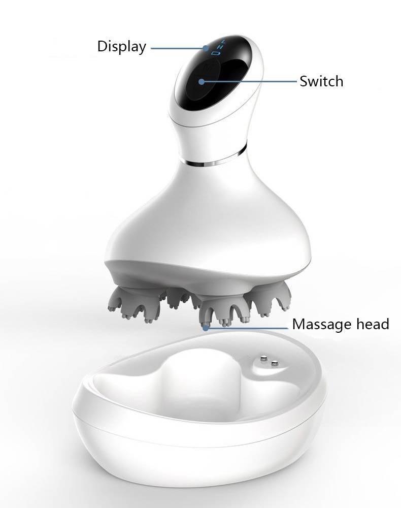 Electric Scalp Massager, Portable Cordless HAIR Scalp Massager