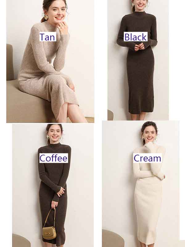 Womens Wool Dress 100% Merino Wool SWEATER