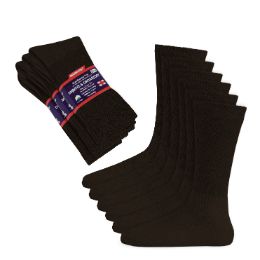 DIABETIC SOCKS CREW BROWN COLOR