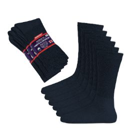 DIABETIC SOCKS CREW NAVY COLOR