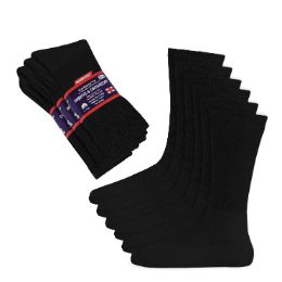 DIABETIC SOCKS CREW BLACK COLOR