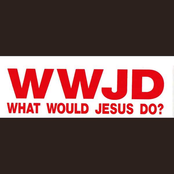 Bumper STICKER - WWJD
