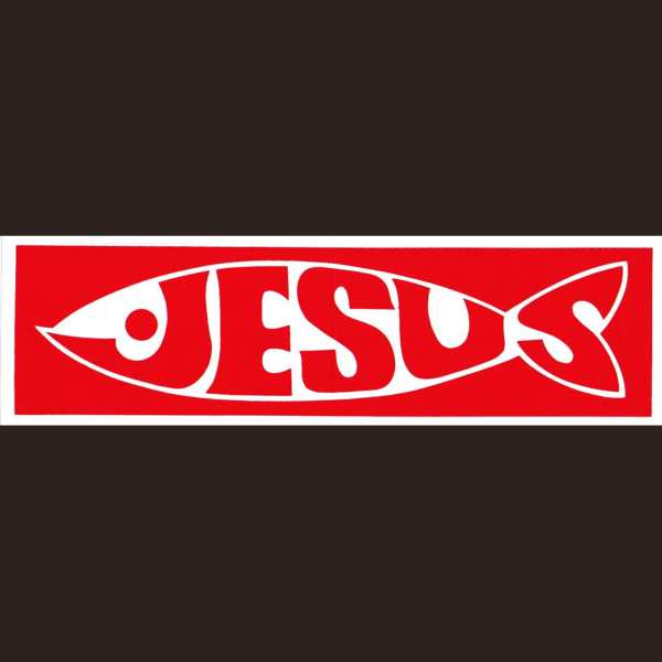 Bumper STICKER - Jesus / Fish