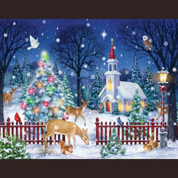 PEACEFUL NIGHT - 14'' X 11'' ADVENT CALENDAR