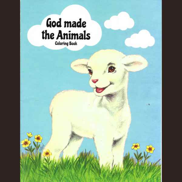 GOD MADE THE ANIMALS - COLORING BOOK