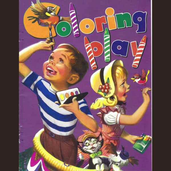 KEN'S KREATIONS COLORING PLAY 56 PAGE COLORING BOOK