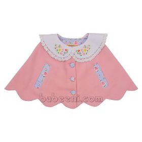 Pinky angel flower trench COAT (baby clothes)