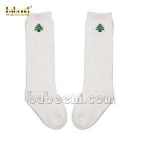 CHRISTMAS tree handmade sock