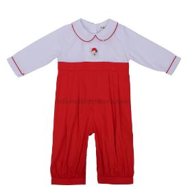 Santa Claus hand embroideRED boy long bubble
