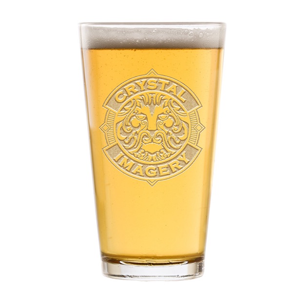 Pint Glass - Deep Engraved With Your Logo