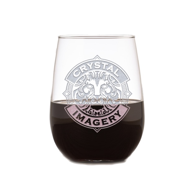 Stemless Wine Glass - Deep Engraved With Your Logo