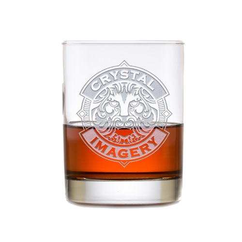 Rocks Glass, Standard - Deep Etched With Your Logo