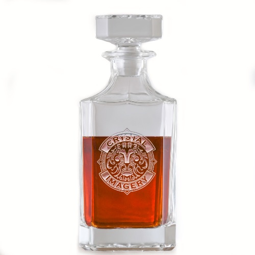 Liquor Decanter Deep Carved With Your Logo