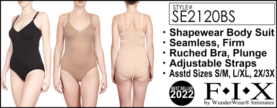 SE2120BS LADIES Seamless ShapeWear Body Suit