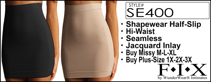 SE400 LADIES Seamless Shapewear Half-Slip