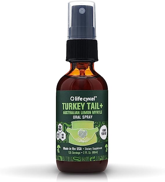 OLIFE CYKEL TURKEY TAIL LEMON MYRTLE ORAL SPRAY