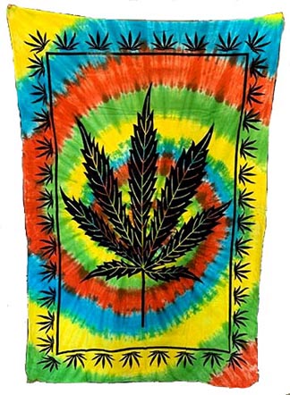 Pot Leaf TAPESTRY/Bedspread