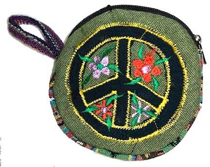 Circular Peace Clutch