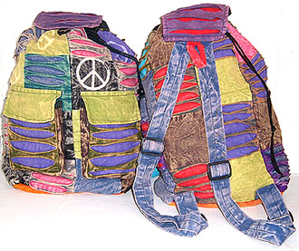 Nepal Peace Sign BACKPACK