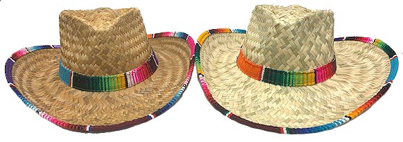 Serape Trim COWBOY HAT