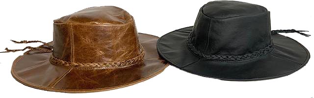 Patch Leather Crazy HAT