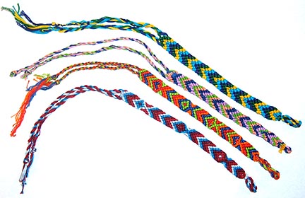 Woven Friendship BRACELET,Assorted Colors.