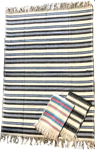 DIAMOND Weave Striped Beach Blanket