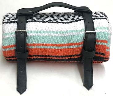 LEATHER Blanket Tote
